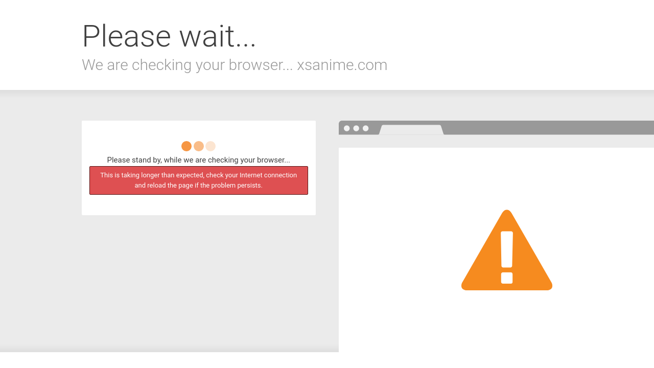 Screenshot of the site XSanime